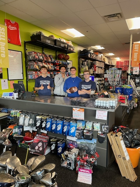 Play It Again Sports Syracuse store exterior with signage and entrance visible